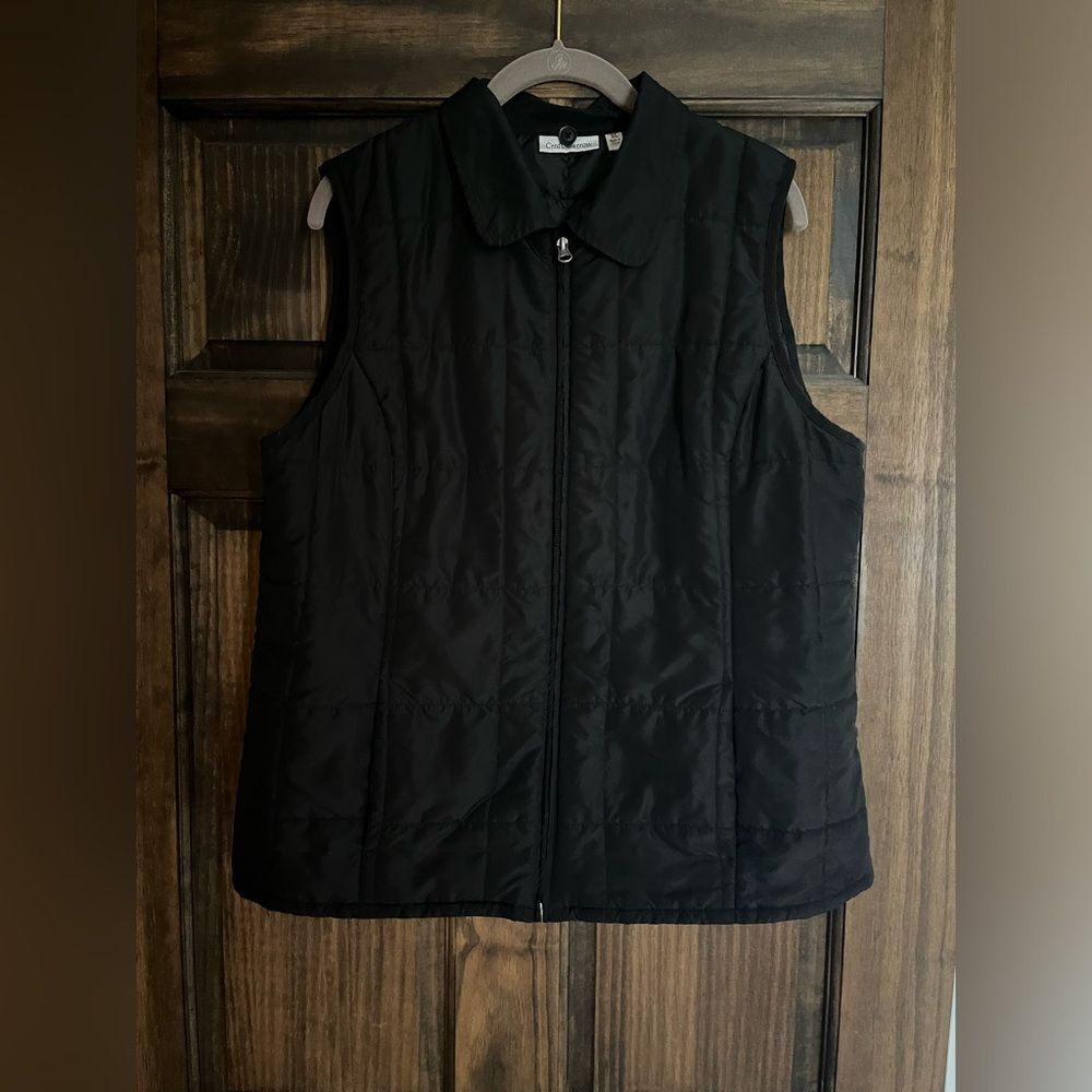 Black Vest Croft and Borrow Womens Size X Large​